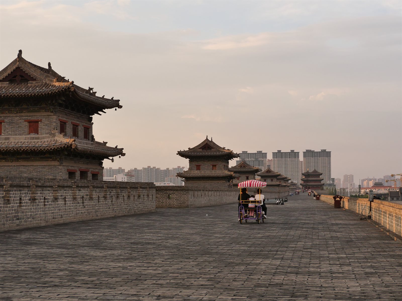 Ancient city wall in China